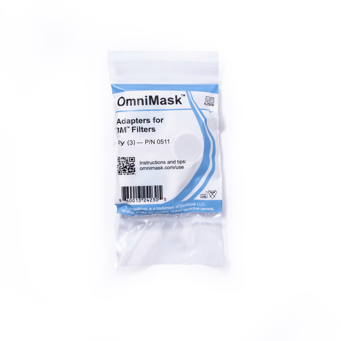 OmniMask Adapters for 3M Filters Retail Package