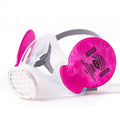 OmniMask with MSA filters on inhale ports and E100 filter on exhale port.